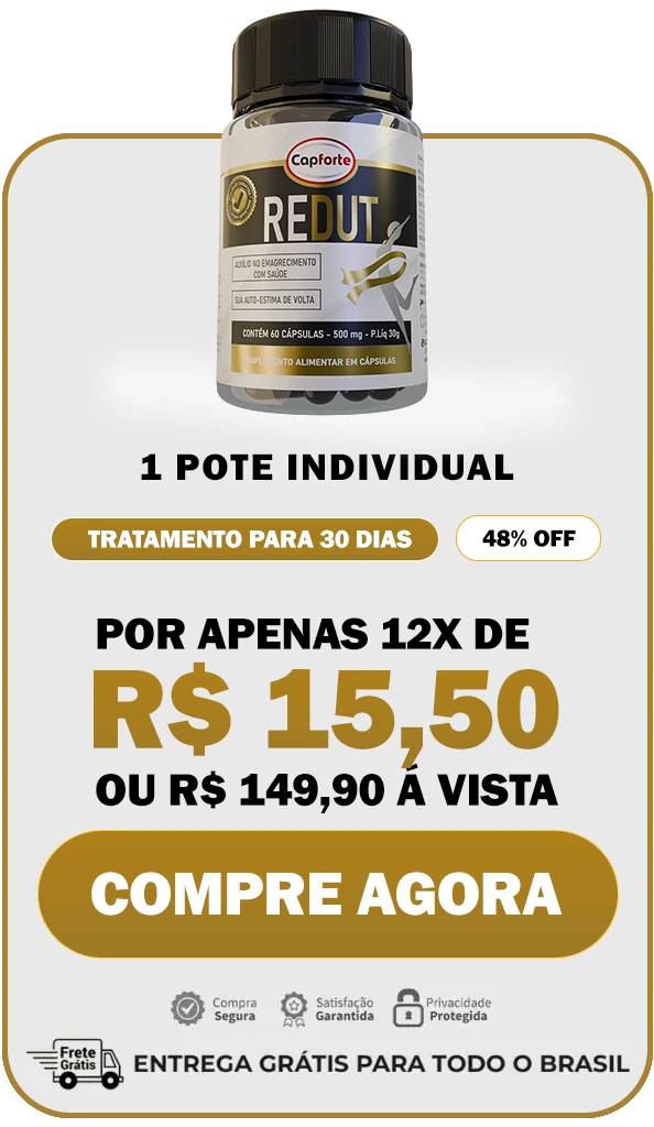 redut suplemento alimentar promoção 1 pote